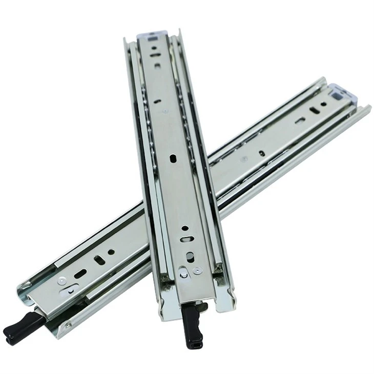 51mm obosara 500mm Ogologo igwe Drawer slides